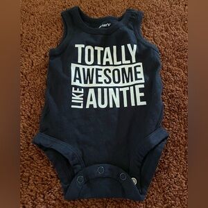‼️Mix and Match 3 items for $5‼️Carter’s NB onesie Totally Awesome Like Auntie